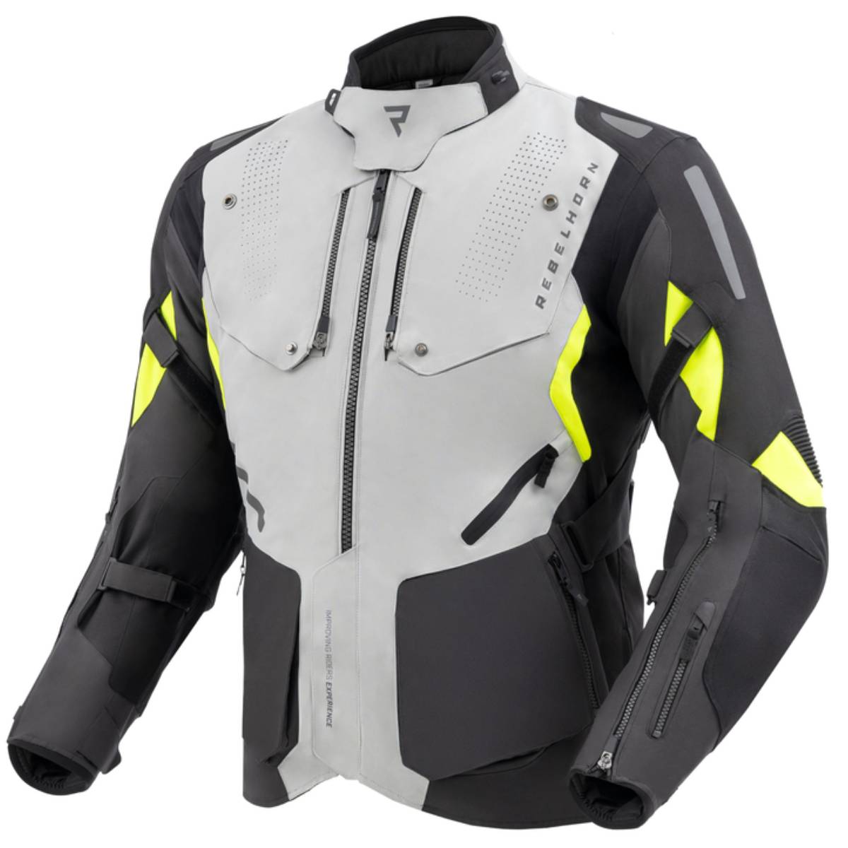 Chaqueta Rebelhorn Hiker IV Gris-Amarillo flúor